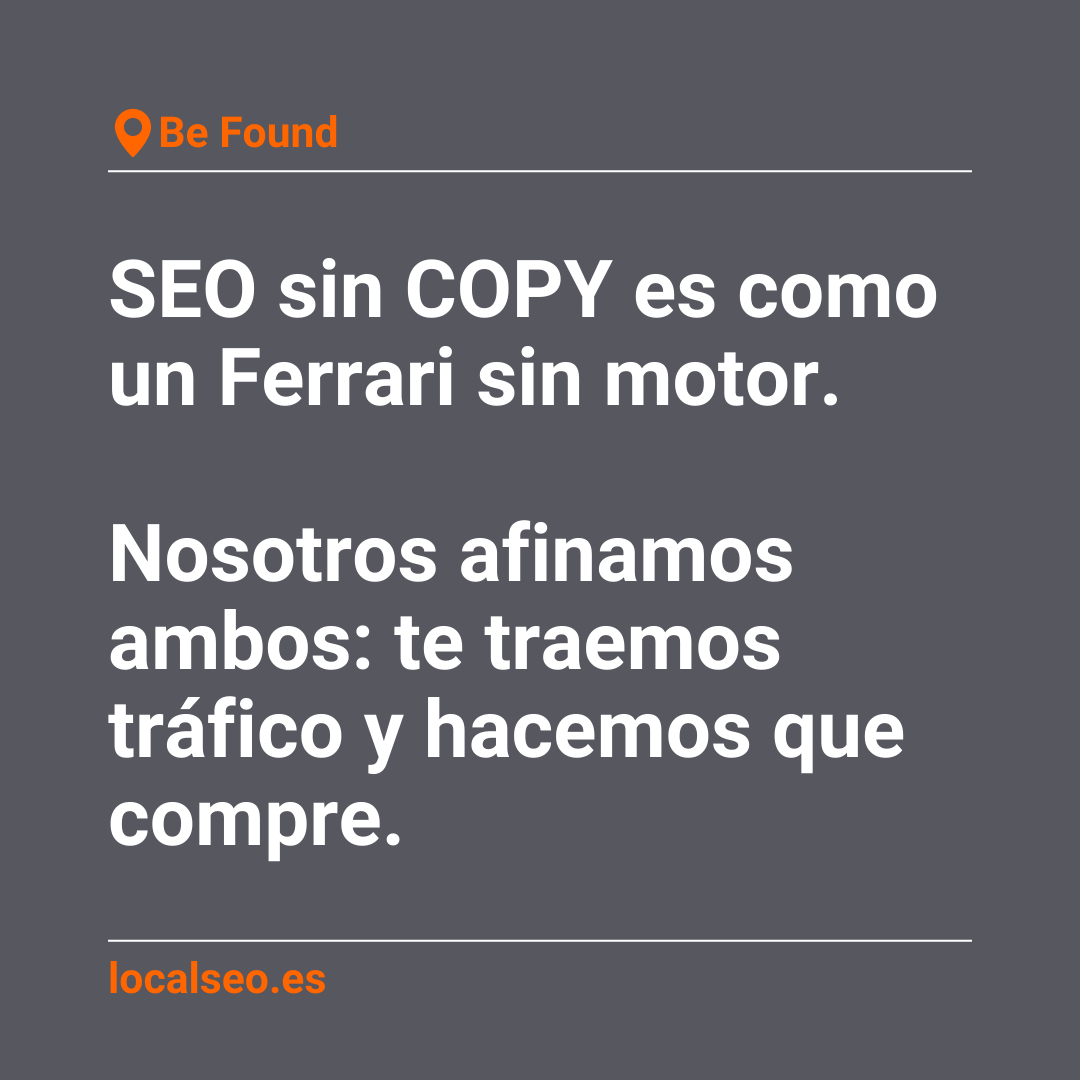 SEO sin COPY